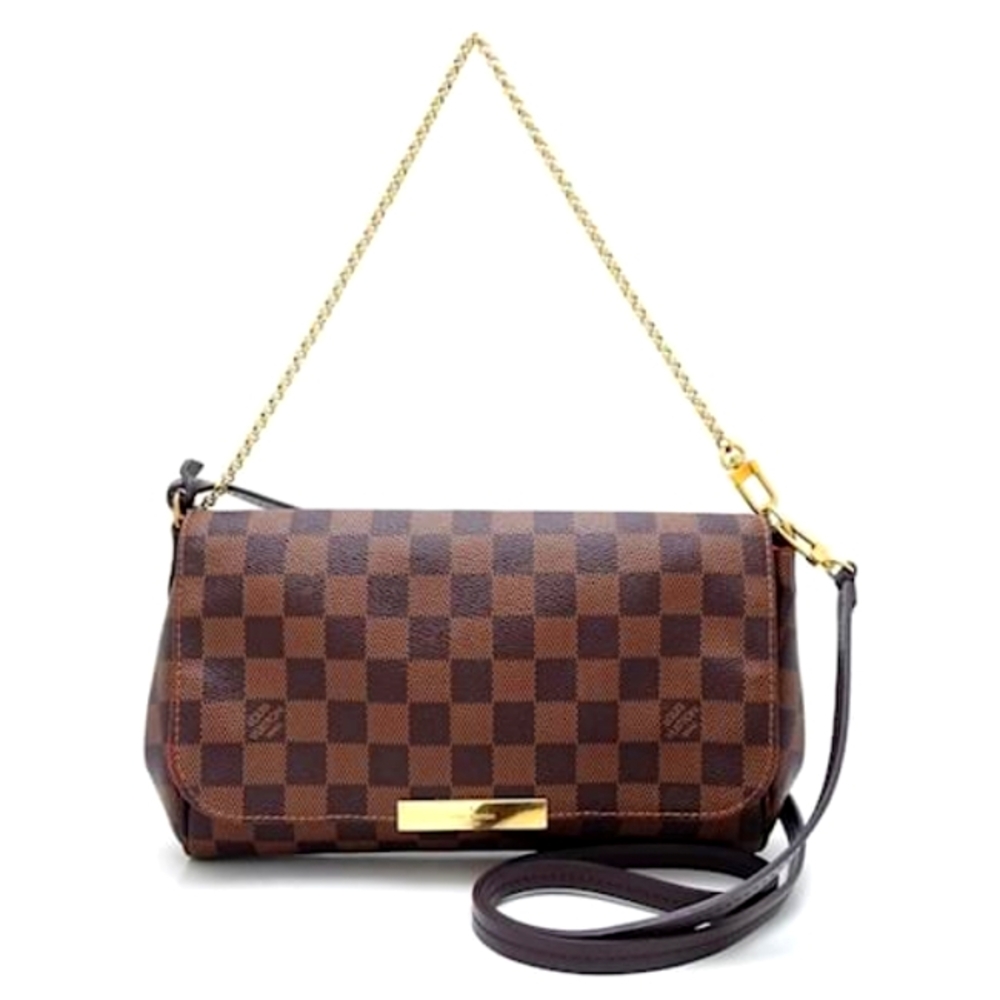 Louis Vuitton 🥇 Favorite PM Crossbody Gold Chain Removable Shoulder Strap